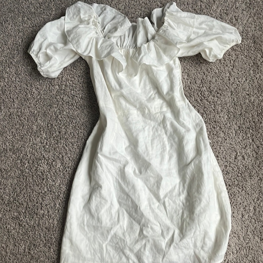 White h&m dress